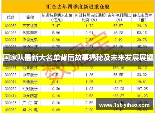 国家队最新大名单背后故事揭秘及未来发展展望
